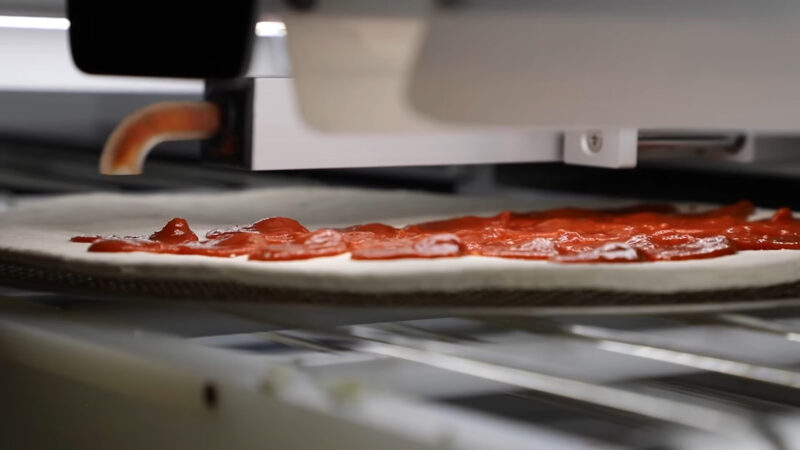 Automated pizza production