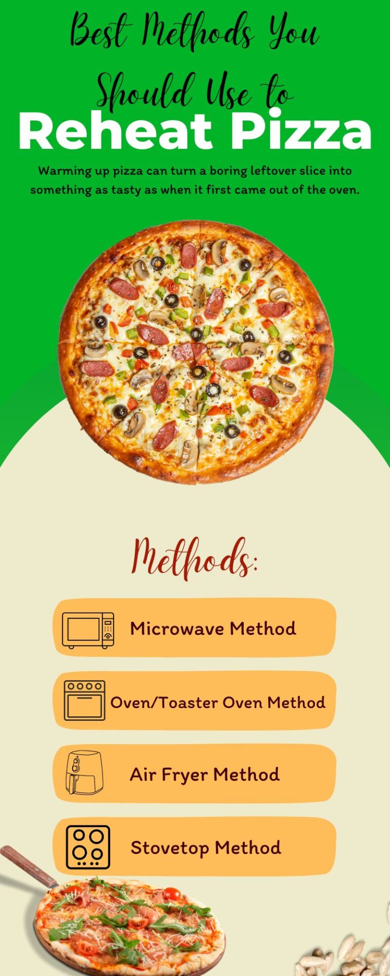 Reheating Methods What Methods You Should Use to Reheat Pizza Properly?