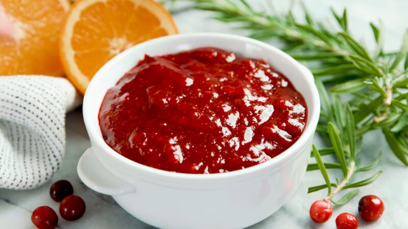 Cranberry and Rosemary Sauce