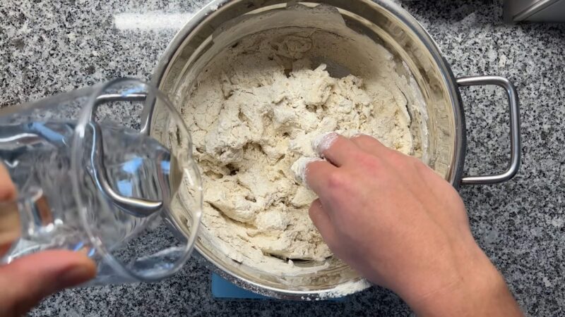 Doughs - Add water and olive oil