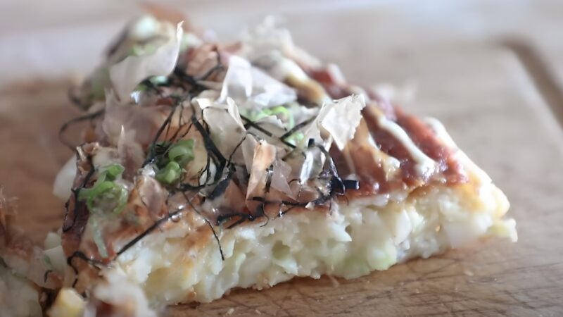 Is Okonomiyaki Style Pizza from Japan
