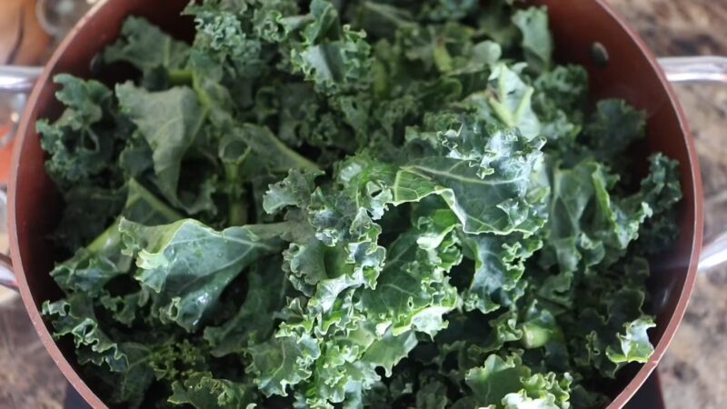 Kale Topping for pizza