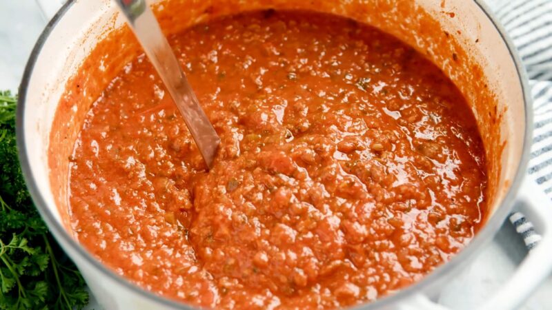 Meaty Bolognese Sauce