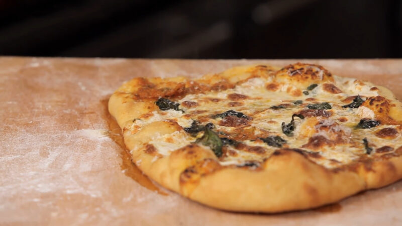 Pizza with Herbs