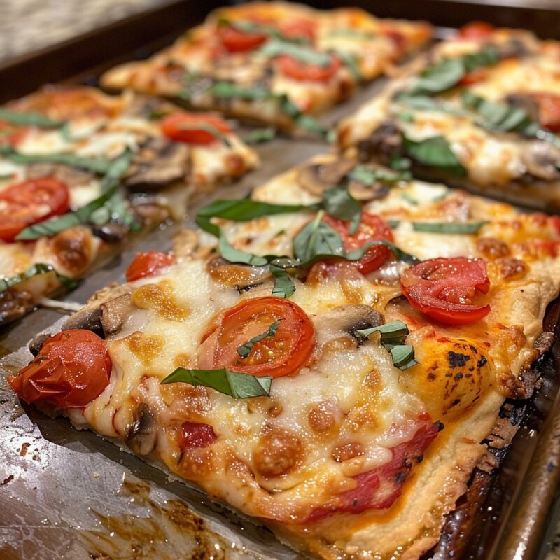 Thin-Crust Pizza - tasty and oily crust