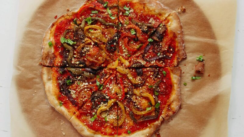 Vegan Pizza - Sun-dried tomatoes