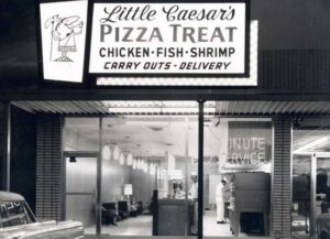 Little Caesars Pizza was founded on May 8, 1959, by Mike Ilitch and his wife Marian Ilitch. The first location was in a strip mall in Garden City, Michigan, a suburb of Detroit, and named "Little Caesar's Pizza Treat".