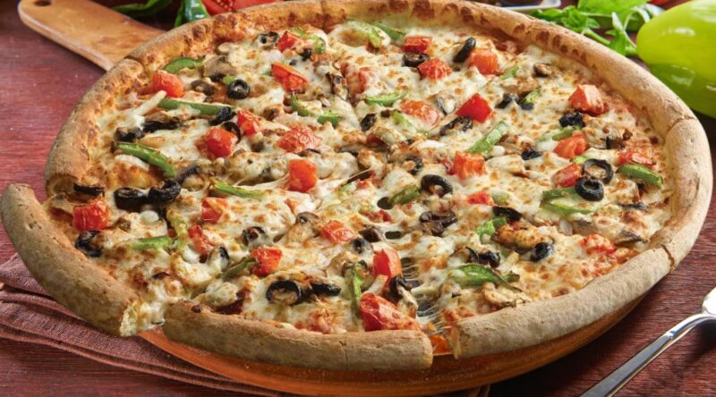 Papa John's unique veggie pizza