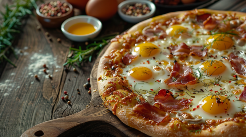 The Breakfast Pizza